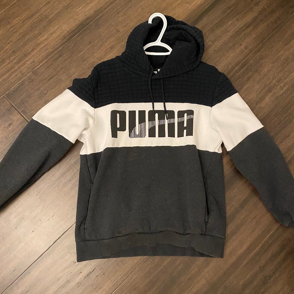 Black and White Puma Sweater